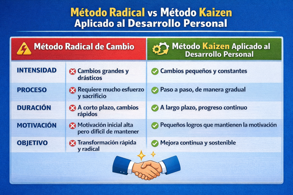 Método Kaizen: Qué es y cómo aplicarlo en tu vida [Guía 2026]