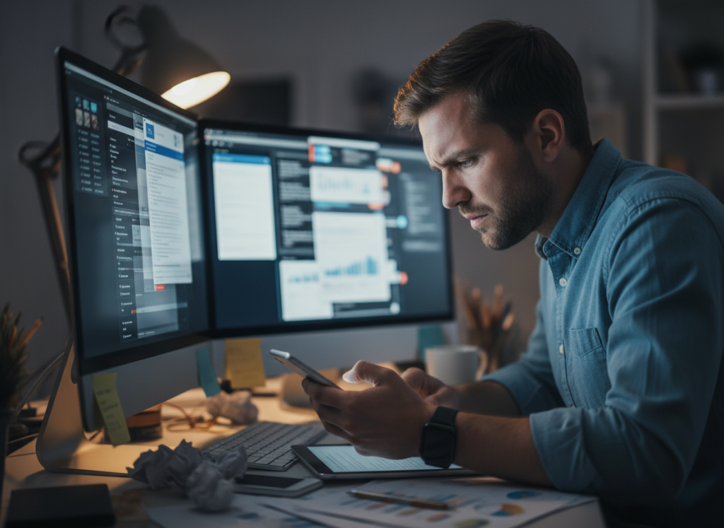 Falta de atención en la era digital: Por qué tu cerebro ya no puede concentrarse